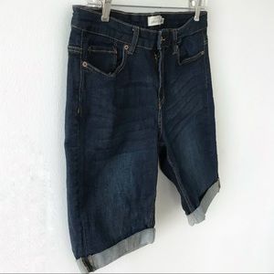 H&M Cropped Jean Shorts Size 30